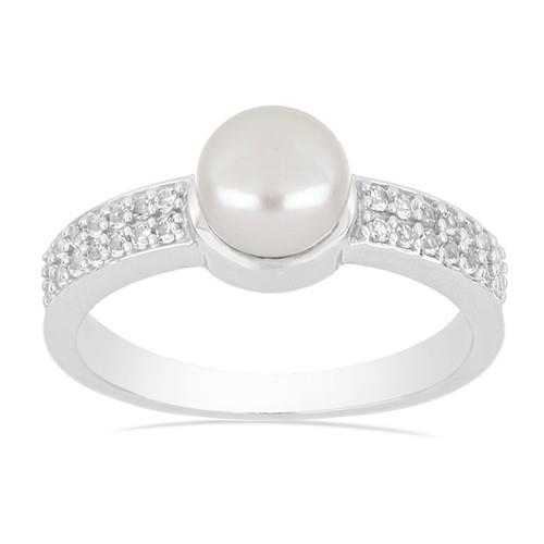 BUY GENUINE WHITE FRESHWATER PEARL GEMSTONE IN 925 SILVER